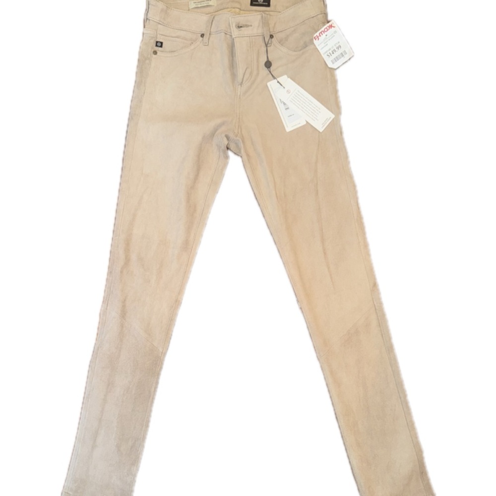 AG Adriano Goldschmied Suede Legging Ankle Pants – Size 27